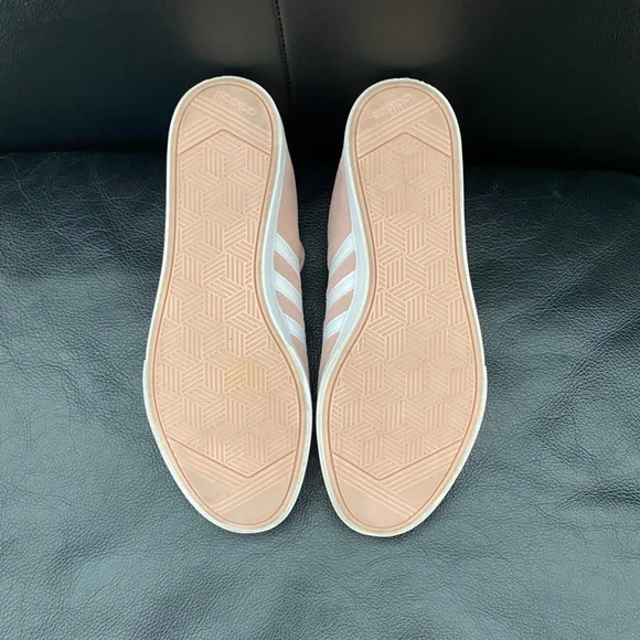ADIDAS WOMENS VL COURT 3.0 PINK SNEAKERS SIZE 8 - Picture 4 of 6